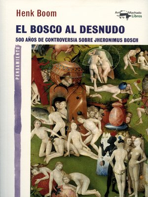 cover image of El Bosco al desnudo